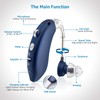 Enjoyee Hearing Aids for Seniors, Rechargeable Hearing Amplifier with Noise
