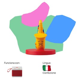 FABA Sound Figure - Jazz Rhythm - Music, Songs and Sounds Educational Toy Boys and Girls from 0 Years Italian Version