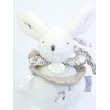 Cuddly Bunny Music Box White