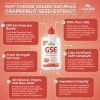 Zazzee GSE Grapefruit Seed Extract 4 Oz, 300 mg, 500