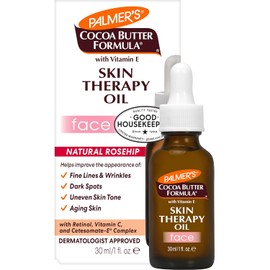 Palmer's Cocoa Butter Formula Skin Therapy Oil Rostro - Aceite de Belleza con Vitamina C, E y una Combinación de 10 Óleos Puros, Rosa Mosqueta. Dermatológicamente Probado, No Comedogénico, 30ml