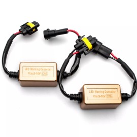 Xotic Tech H8 H9 H11 LED DRL Fog Lights Headlights Error Free Warning Canceler Anti Flicker