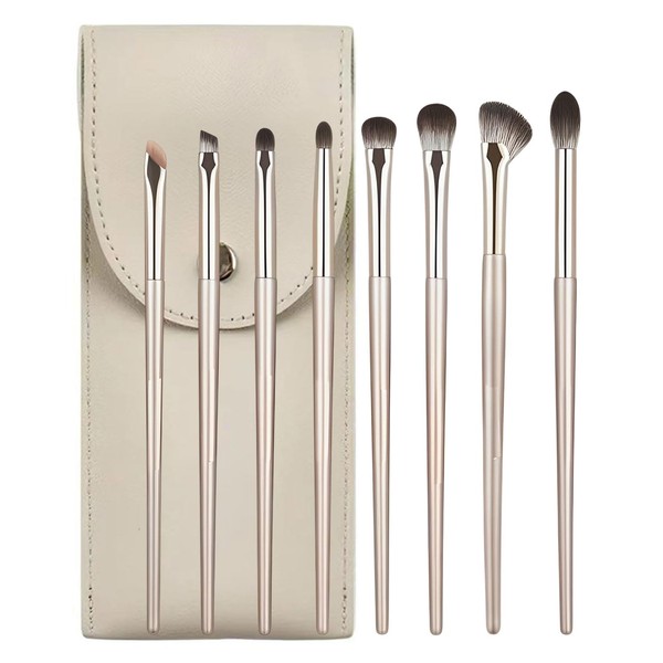 KEMUZ 8 Stück Make Up Pinsel Set,Portable Reise Make Up