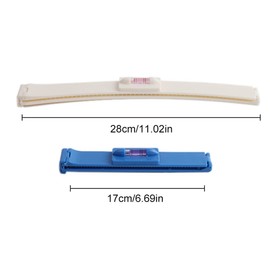 LuLiyLdJ Advanced Hairdressing Assistant Clip-on Easy Cut Long Hair Professional Hair Tools Set Template (Blue)