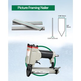 meite P515 5/8 inch Pneumatic Flex Point Tacker or Nailer Picture Framing Nailer