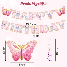 Butterfly Decoration Birthday Butterfly Garland Birthday Butterflies Hanging Swirls Butterflies Birthday Decoration Girls Happy Birthday Decoration Butterflies Birthday Butterfly Decoration