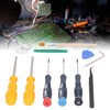 5PCS Small Screwdrivers Multifunctional Wrench Tweezers Brush Pry Plates Disassembly