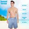 QRANSS 7 inch Compression Lined Swim Trunks Men Upgraded Bathing