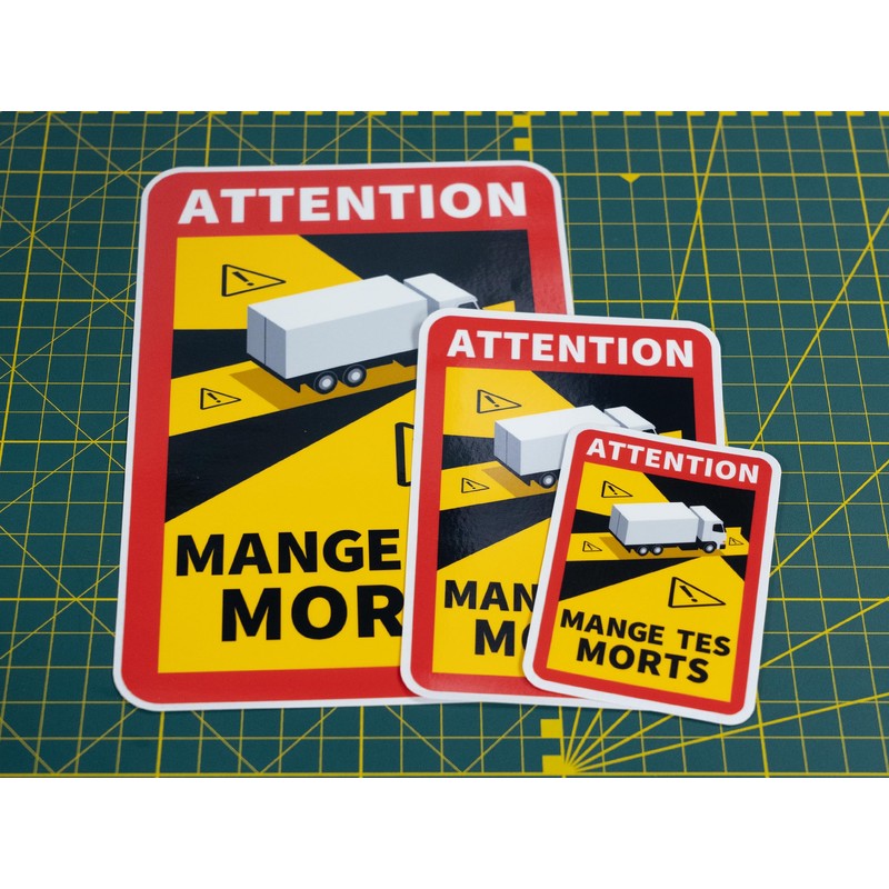 Forget the Dead Humour Parody Blind Spot Sticker Not Approved