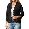GRECERELLE Womens Lightweight Summer Cardigan Sweaters Open Front Cropped Knit