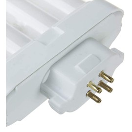 Lumenivo FML Lamp 27W 2700K Fluorescent Bulb Replacement - 4 Pin Warm White Bulb for Reading Quad Tube or Small Floor 4 Bulb Light - Plug in 27K CFL Grow Light