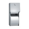 ASI 0030 Surface Mounted Twin Hide-A-Roll Toilet Tissue Dispenser