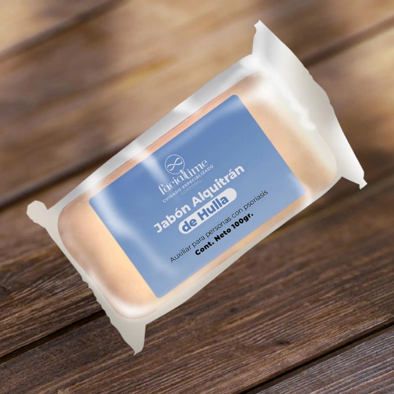 Jabón De Alquitrán De La Huya Auxiliar Psoriasis Caspa 100g