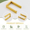 APLusee Brushed Gold Toilet Paper Holder, 304 Stainless Steel Tissue