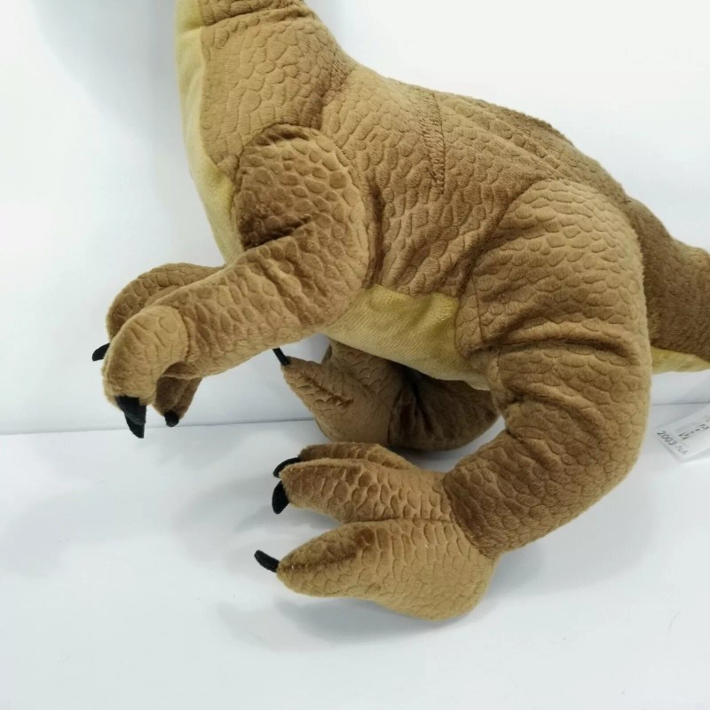 IKEA Velociraptor Dinosaur Soft Brown Plush Stuffed Animal 14" Raptor