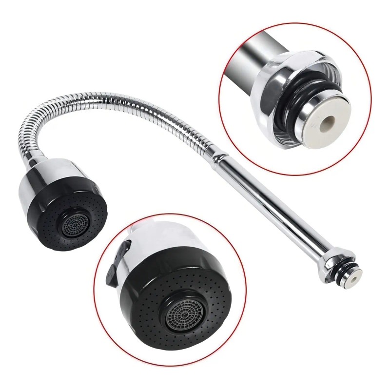 Mezcladora Para Fregadero Flexible Llave Cocina Cuerpo Latón
