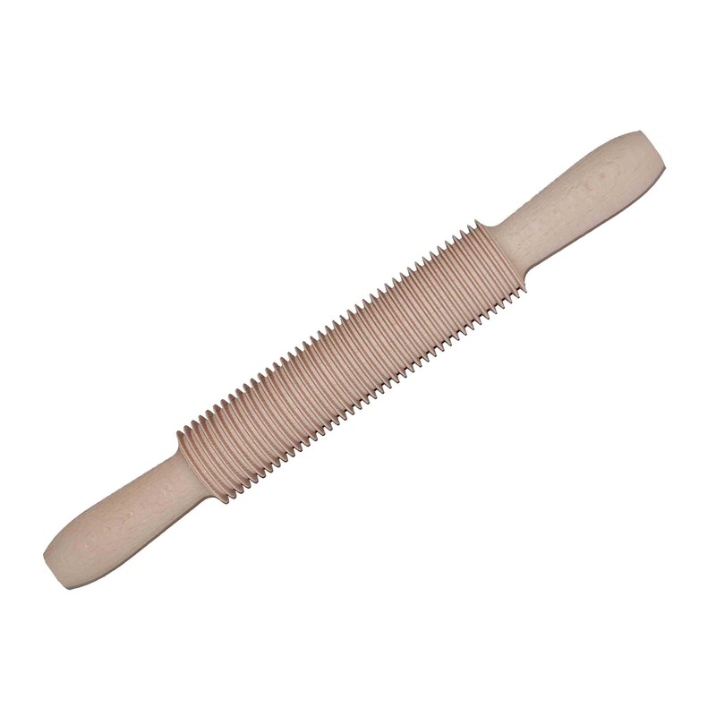Tagliapasta.com Teigschneidrollen für Nudeln, Holz, Braun