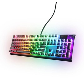 SteelSeries PRISMCAPS - Double Shot Pudding-Style Keycaps - Durable PBT Thermoplastic - Compatible with a Wide Range of Mechanical Keyboards - Black