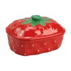 Bicuzat Ceramic Butter Dish with Lid Butter Keeper Butter Plate