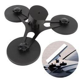 Jectse Satellite Magnetic Car Mount Protective Rubber Coating Roof Mount for Mini Dish Antennae Friction Enhancing Alloy Steel Construction for Boats, Boating Enthusiasts