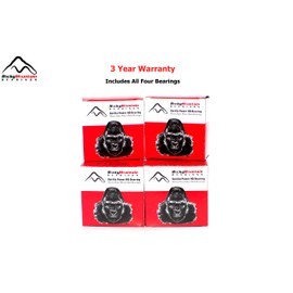 Front and Rear Wheel Bearings Kit Compatible with John Deere Gator XUV 625i 825i 855D - Exceeds OEM