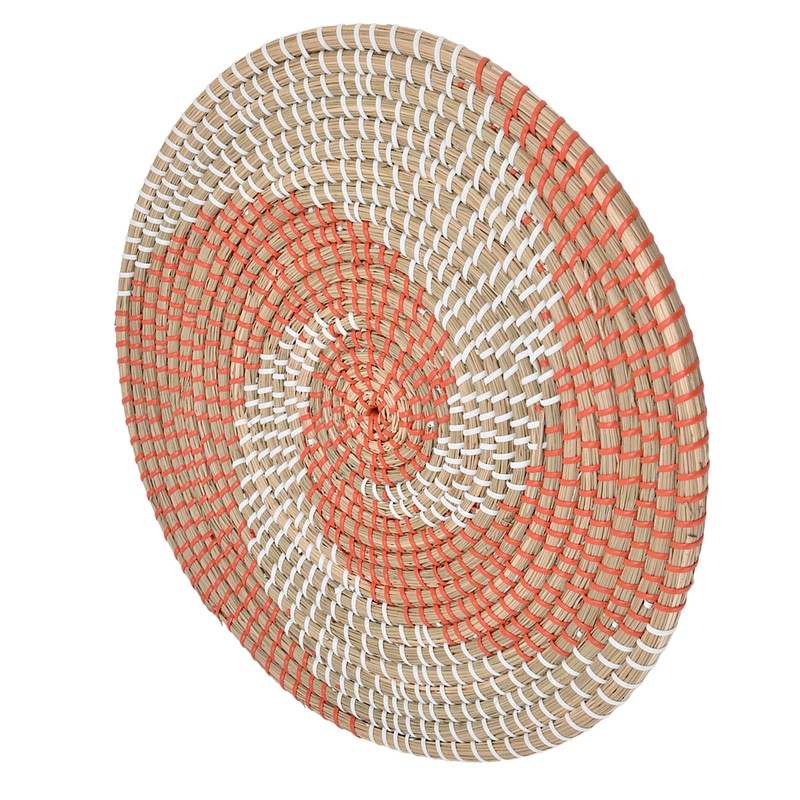 Wall Basket Natural Rattan Exquisite Rustic Decorative Hanging Woven Wall