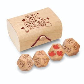 Valentines Day Gifts for Him Husband Her, for Men Women, Boyfriend Gifts, Fun Date Night Ideas,4Pcs Date Night Dice Set