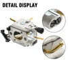 Anxingo C1M-EL37B Carburetor Kit Replacement for Husqvarna 445 445E 450