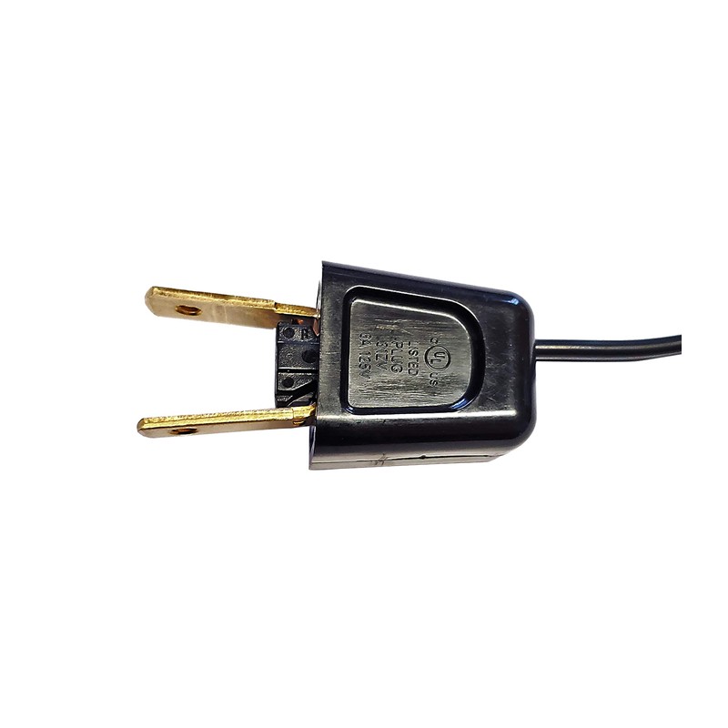B&P Lamp® Polarized Quick Connect Lamp Plug (SPT-1, Gold)