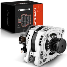 A-Premium Alternator Compatible with Toyota Highlander 2008-2013, Avalon 05-18, Venza 09-15 & Lexus ES350 07-18, RX350 07-09, V6 3.5L, 12V 130A CW 7-Groove Pulley, Replace# 27060-0P150, 27060-0P151