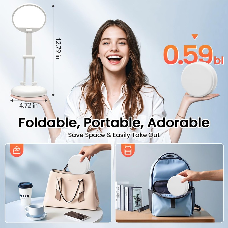 One Fire Cordless Desk Lamp for College Dorm Room,Dimmable Battery