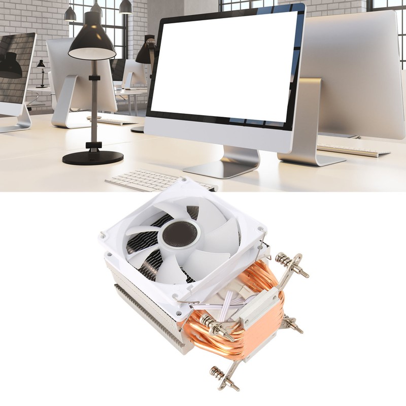 9CM CPU Cooler 6 Copper Heat Pipes Colorful Lighting Effects