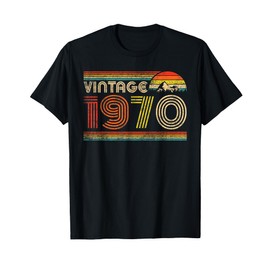 Vintage 1970 Classic 1970 Vintage Year Men Women Birthday T-Shirt