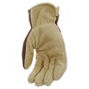 West Chester Deerskin Split-Leather Palm Men's Work Gloves, Thinsulate Lining,