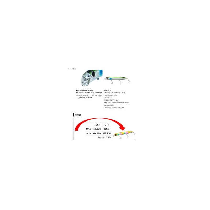 DAIWA 21 Moissanite Cross Counter 97F Clear Candy