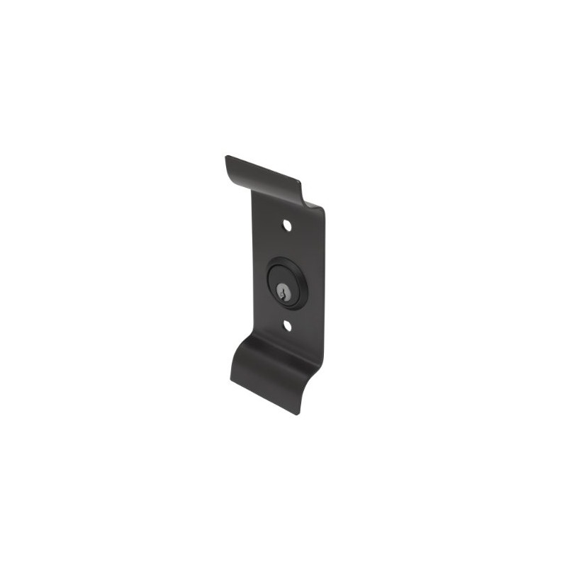 Copper Creek ED-PCYL-DB Exterior Pull Plate with Cylinder for Exit