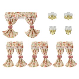 Sylvanian Families Epoch Sylvanian Families Epoch Furniture [Lampshade Curtain Set] Mosquito - 627 ST Mark Certified, For Ages 3 and Up, Toy, Dollhouse