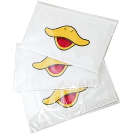 Non-woven Mask Duck Pattern, Cute Mask, Individual Packaging [Pack of 3]