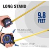 WORKPRO Cinta métrica resistente, 2 unidades de cinta métrica retráctil