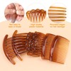 6 Pcs Hair Combs Slides, Plastic French Twist Side Combs