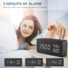 Latest Digital Alarm Clock, Ankilo Wooden Digital Multifunction Cube LED