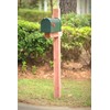 Architectural Mailboxes Cedar Deluxe Drive-in Cedar Wood Mailbox Post, Compatibility