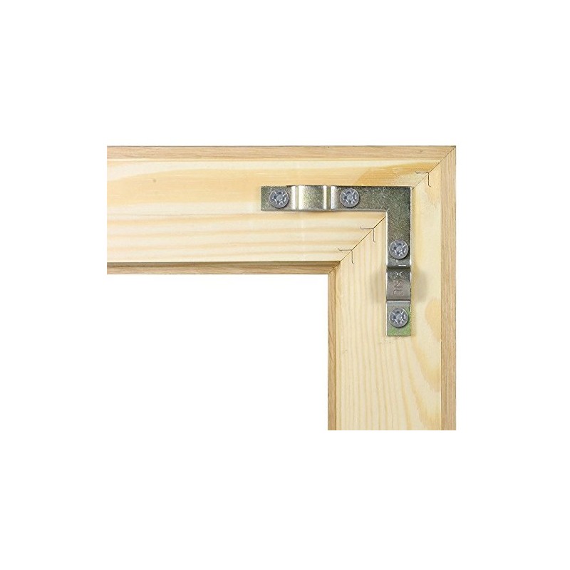 2 x Heavy Duty Picture Frame Corner STRENGTHENERS + Hanging