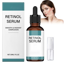 Rostblant Retinol Serum Gesicht,Kommt mit einer Pressflasche, Reduzierung von Falten, straffere Haut, für Gesicht, Hals und Dekolleté Hautpflege (A-QF-facecream-21)