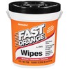 Permatex 25072 Fast Orange Hand Cleaner Wipes, 72-count Container