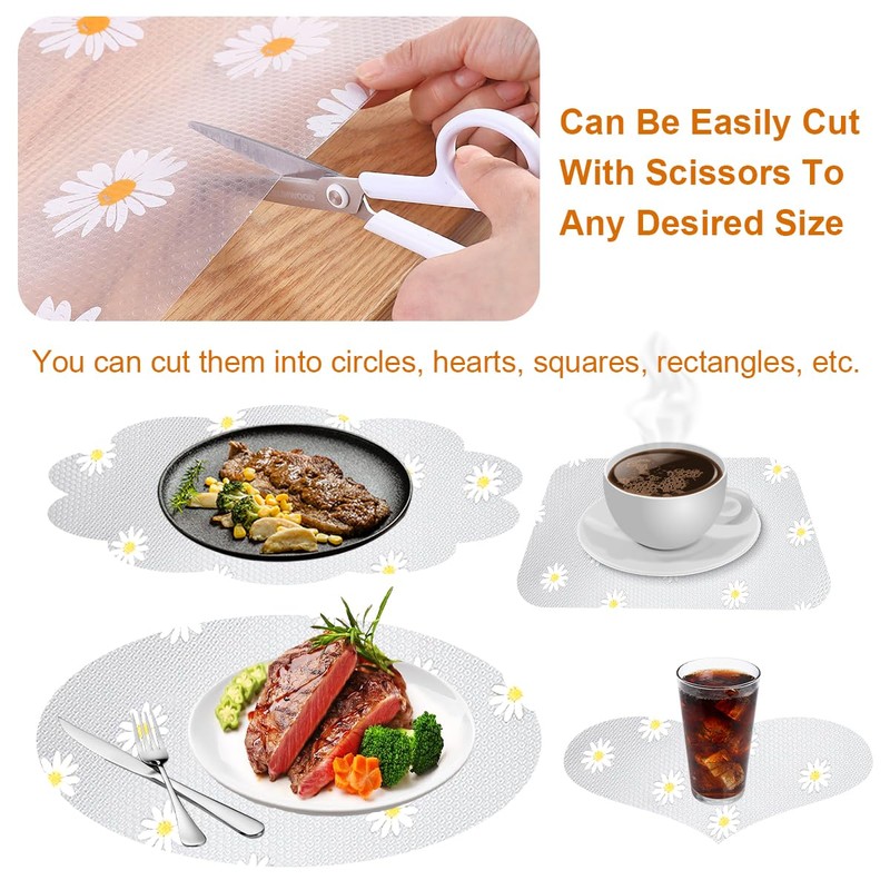 10 Pcs Refrigerator Mats, 30×40cm Fridge Liners, Refrigerator Liners Pad,