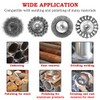 4 1/2" Angle Grinder Wire Wheel Set - 6 Packs,