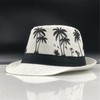 ECYC Ltd Unisex Panama Straw Hats Short Brim Fedora Straw