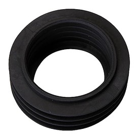 Sanitop-Wingenroth Seal set for connection set, Viega wall-mounted toilet connection, flush systems, seal assortment, rubber in black, 216050