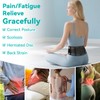 Ultra-Breathable & Lightweight Back Brace for Lower Back Pain-Adjustable and